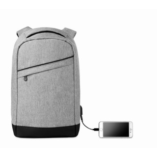 Mochila antirrobo personalizable poliéster 600D compartimento para portátil de 13